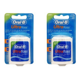 Pack 2 Hilo Dental Ultrafloss Oral-b Sabor Menta 25 m