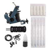 Kit Para Tatuar: Maquina Tattoo + Accesorios, Agujas, Tips