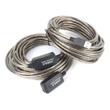 Cable Extensor Usb 2.0 Tipo A Macho A Hembra De 15 M