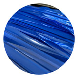 Cortina Fitas Metalizadas Azul Escuro Neon  - 1x2m