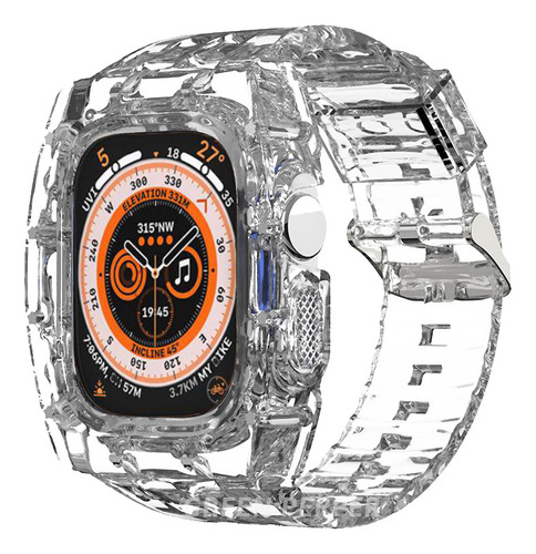 Funda Transparente Con Correa Para Pc Para Apple Watch Ultra