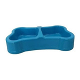 Plato Comedero Bebedero Perro Hueso 36cm L X 7cm Al X 19cm A