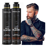 Tree Liss All Blacks Shampoo Fortalecedor+condicionador All Black Barber 2x300ml