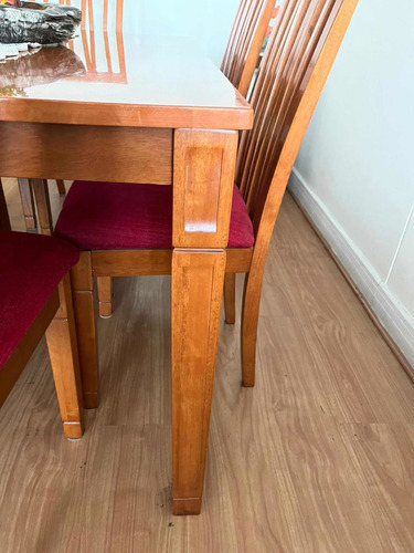 Juego Comedor Madera 6s