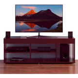 Mueble Rack Mesa Para Tv Hasta 55´´ Fiplasto Wengue Usado