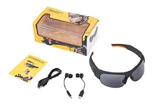 Gafas Espias De Sol 5mp 32gb Camara Y Bluetooth Video Música
