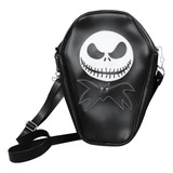 Mochila Pocket Diseño Gótico, Estilo Ataúd Jack Skellington.