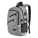 Mochila Escolar Antirrobo Superior Negocios Impermeable Usb