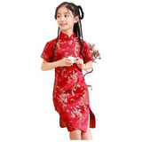 Vestido Cheongsam Estilo Chino Niña