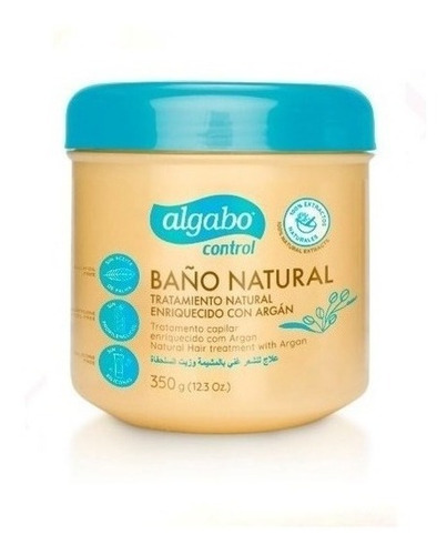 Tratamiento Capilar Natural De Argan Algabo X 350grs Pelo