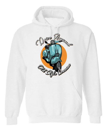 Sudadera Con Gorro De Manejar Con Estilo Motoneta 909