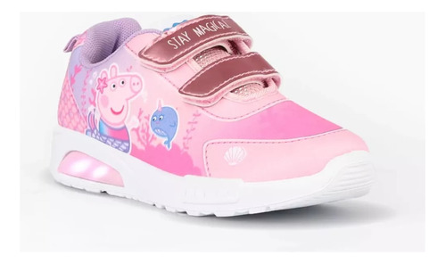 Zapatilla Peppa Pig Con Luz Footy Licencia Disney Del 23-28