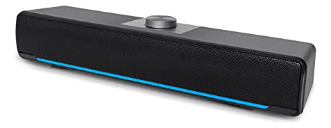 Altavoces De Computadora Phission 2.0 Usb Con Luz Led Azul