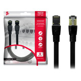 Cabo De Rede Cat7 Blindado Lan Gigabit Cat7 Patch Cord 2 Mts