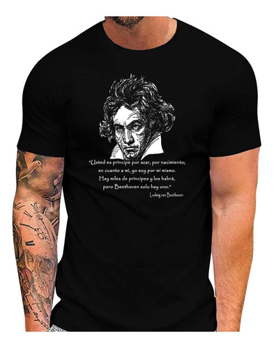 Playera Ludwig Van Beethoven 100% Algodón