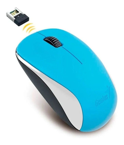 Mouse Genius Inalambrico Nx-7000 Usb Azul