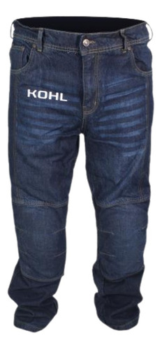 Pantalon Viajero Kohl Azul Kohl-930 Mezclilla Kevlar