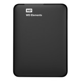 Disco Duro Portátil Elements 1tb Usb 3.0 Negro Wd