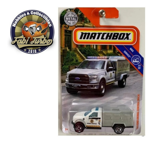 Matchbox 2019 - 10 Ford Animal Control Truck Carrocinha