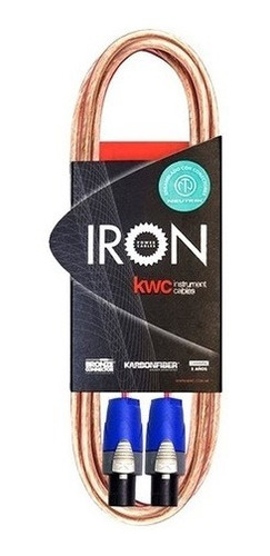 Cable Kwc Iron Speakon 3 Metros Bafles Potencias