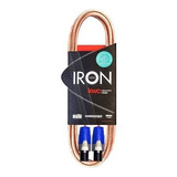 Cable Kwc Iron Speakon 3 Metros Bafles Potencias