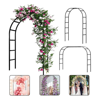 Arco Metálico Negro 2.4m Soporte Decoración Fiesta Boda FIESTAJOY | MercadoLibre