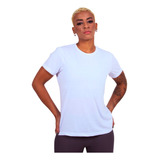 Camiseta Básica Feminina Slim Fit Blusa Lisa 100% Algodão