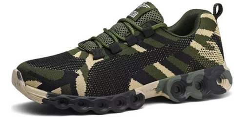 Zapatillas De Camuflaje Deportivas Para Hombre Y Mujer