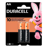 Duracell Pilha Alcalina Aa Cartela 2 Unidades