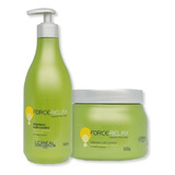 Loreal Force Relax Nutri Control Masc 500ml + Sh 500ml Promo