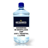 Glicerina Bi-destilada Usp 100% Vegetal E Alimenticia - 1 Lt