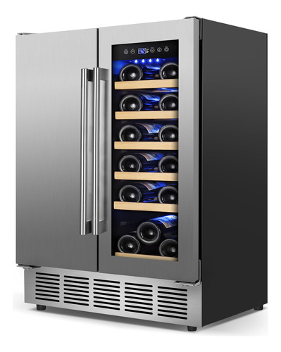 Refrigerador De Vino Y Bebidas, Enfriador De Bebidas De 24 P