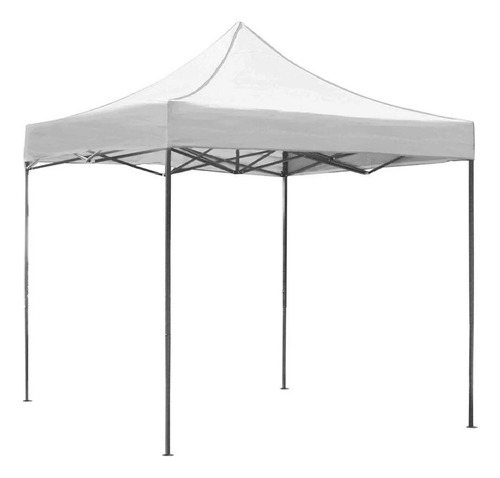 Carpa Toldo Plegable 3x3m Acero Reforzado 100% Impermeable Color Blanco