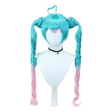 Vocaloid Hatsune Miku Halloween Cosplay Peluca Pelo 100cm