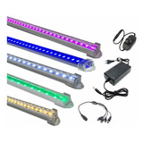 05 Luminária Led 70cm C/ Plug Fonte E Dimmer