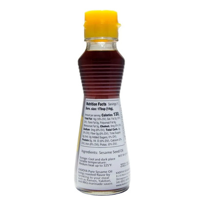 Aceite de sésamo 163ml Kadoya | MercadoLibre