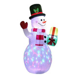 Adornos Navideños Papá Noel Inflable Led 1.5m