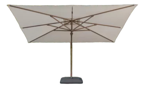 Sombrilla Lateral Gigante. 4 X 3 M. Tela Sunbrella