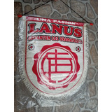 Banderín Lanus Años 2000 Aprox. Retro Vintage