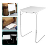 Mesa Suporte Notebook Portatil Dobravel Cama Table Mate Cor Branco