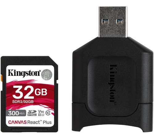 Sd Kingston 32gb Canvas 300mb/s Uhs-ii + Leitor +