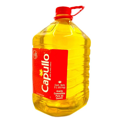 Capullo Aceite 5 Litros 100% De Pura Canola | Envío gratis