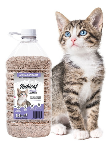 Piedras Aglomerante Gatos Lavanda Rubicat  X 15,9kg K9