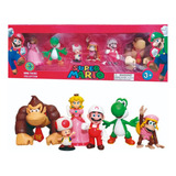 Super Mario Bros Caja Colección De 6 Figuras