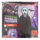 Disfraz Scream  + Mascara Scary Movie Para Niños Hallowen