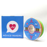 Filamento Pla Creative Arcoiris Impresora 3d Mexico Makers