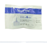 Agujas Para Lapices De Insulina Verifine 50 Unidades 31gx6mm