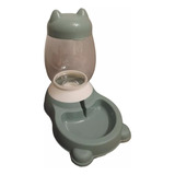 Set Bebedero Y Comedero Dispenser Automat P Gatos X 2 Lt/kg 