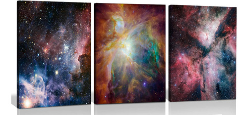 Universo Cielo Estrellado Arte De La Pared Espacio Exterior