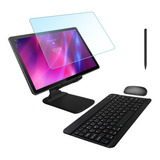 Teclado Abnt2 Mouse Suporte Película Para Amazon Fire Hd10